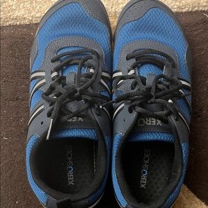 Xero Shoes Blue and Black Athletic Sneakers